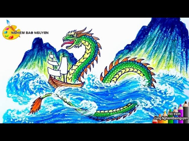 Vẽ Con Rồng Biển/How To Draw Sea Dragon - Youtube