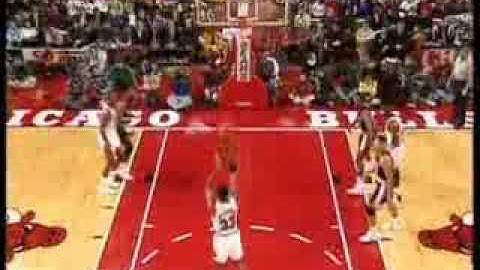 Michael Jordan- The Best Missed Free Throw Dunk Ever!