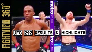 UFC 242 Results & HIGHLIGHTS: Edson Gets ROBBED? Barboza vs Felder 2 RECAP! Edson WALKS OUT! Rematch