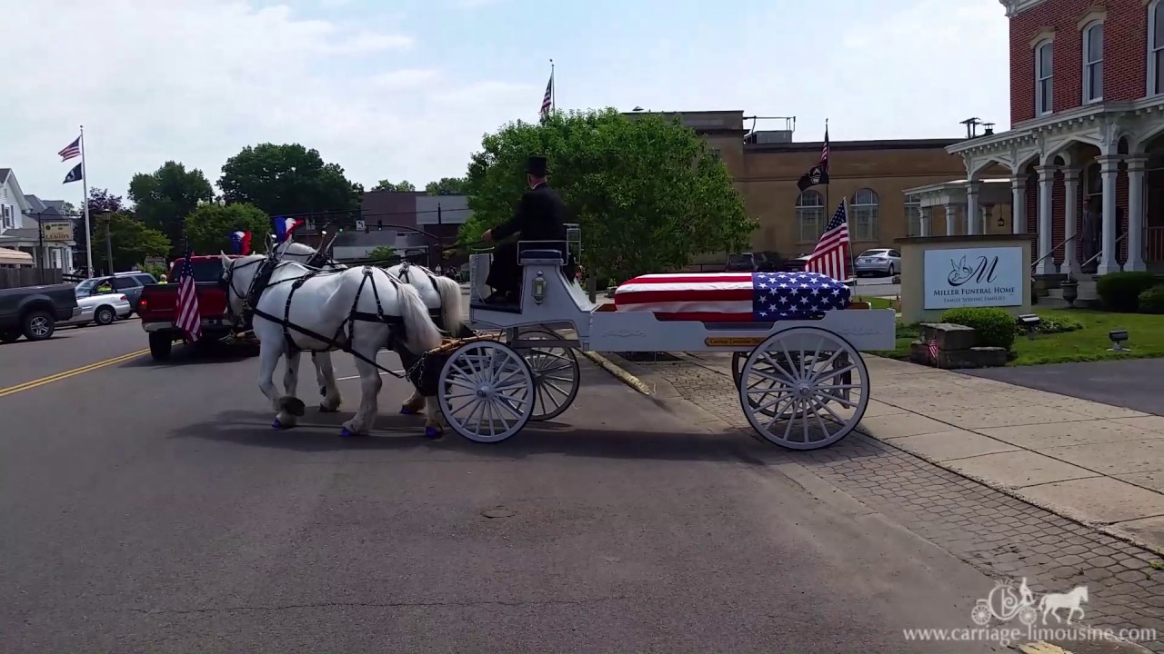 An original send off to a true hero - Caisson Hearse 1