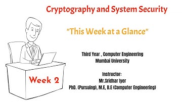 Cryptography and System Security | Week 2 | Caesar Cipher | Playfair Cipher | Hill Cipher | Vigenere