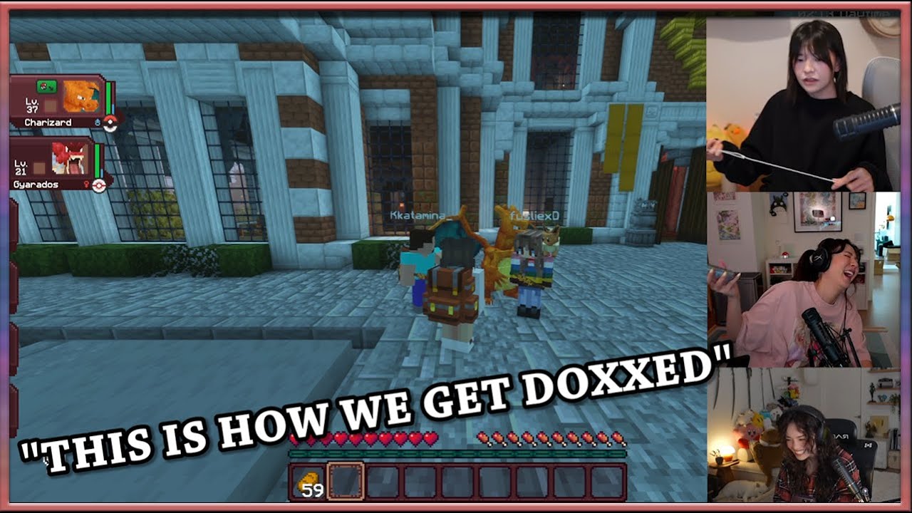 Valkyrae, Miyoung & Fuslie gets an evacuation warning | Fuslie almost doxxing