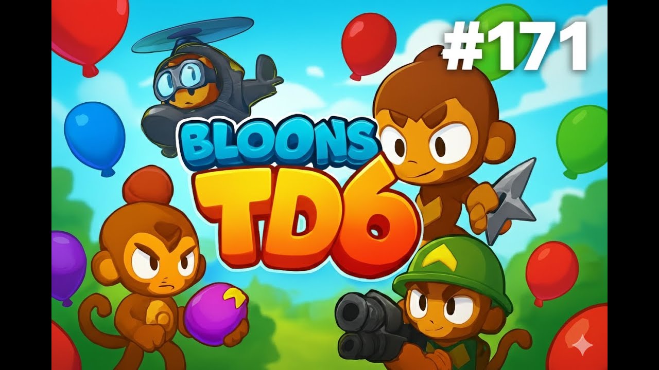 Bloons TD 6 No Commentary Gameplay(Monkey Meadow -Medium- Reverse ) -Ninja Monkey Paragon- EP-171