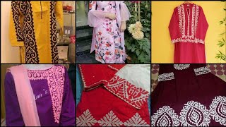 New And Latest Design of embroidered Kurtis/Sindhi tuk Embroidered design ideas screenshot 3
