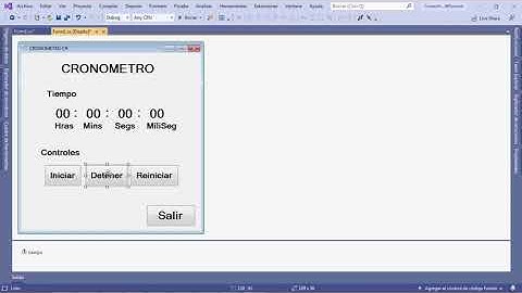 APP CRONOMETRO C#  WindowsForms
