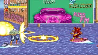 Captain Commando: Stage 5: Sea Port playing as Ginzu (Arcade) [FREE GAMEPLAY]