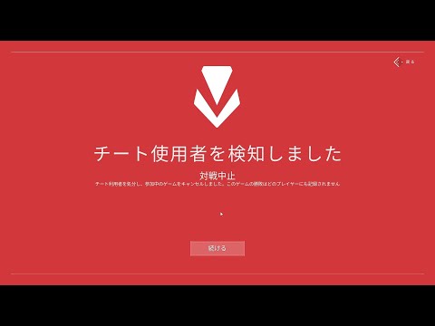 チート使うとこうなります　[valorant]