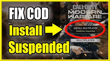 How to FIX Installation Suspended in COD Modern Warfare Multiplayer (PS4, PS5, Xbox)