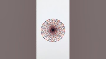 Soothing & Calming ASMR Spirograph Art | Satisfying Spiral Sounds! #art #shorts #spirograph #2024