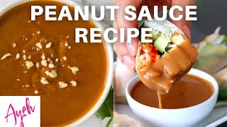 Peanut Sauce Recipe - Cooking With Ayeh