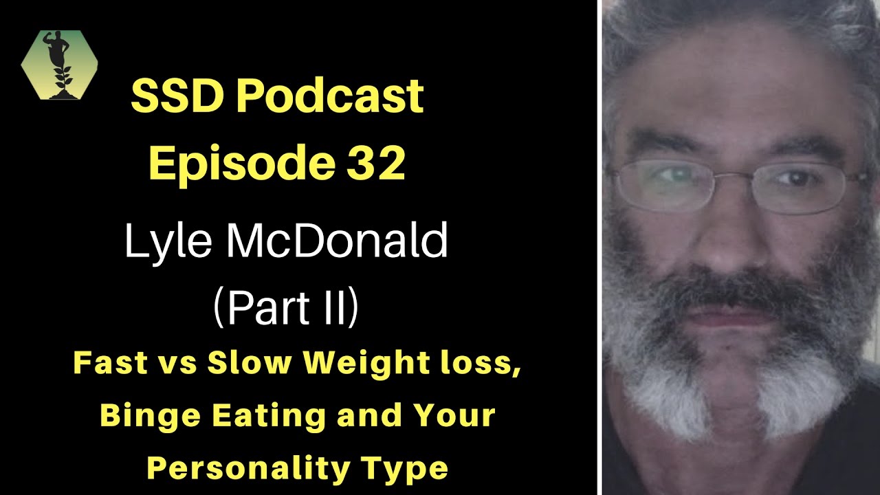 SSD Podcast Ep. 32: Lyle McDonald: (Part II): Over eating, disinhibition , rapid vs slow weight loss