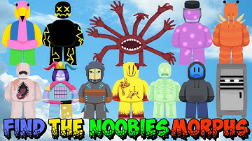 Find The Noobies Morphs💖New 15 Badges 💖ROBLOX 💖 All Badges