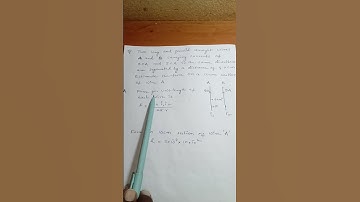 Two long and parallel straight wires A and B carrying currents of 8.0 and 5.0 A in the same.........