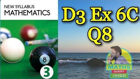 Q8 || Ex-6C || D3 || NSM || Coordinate Geometry || O