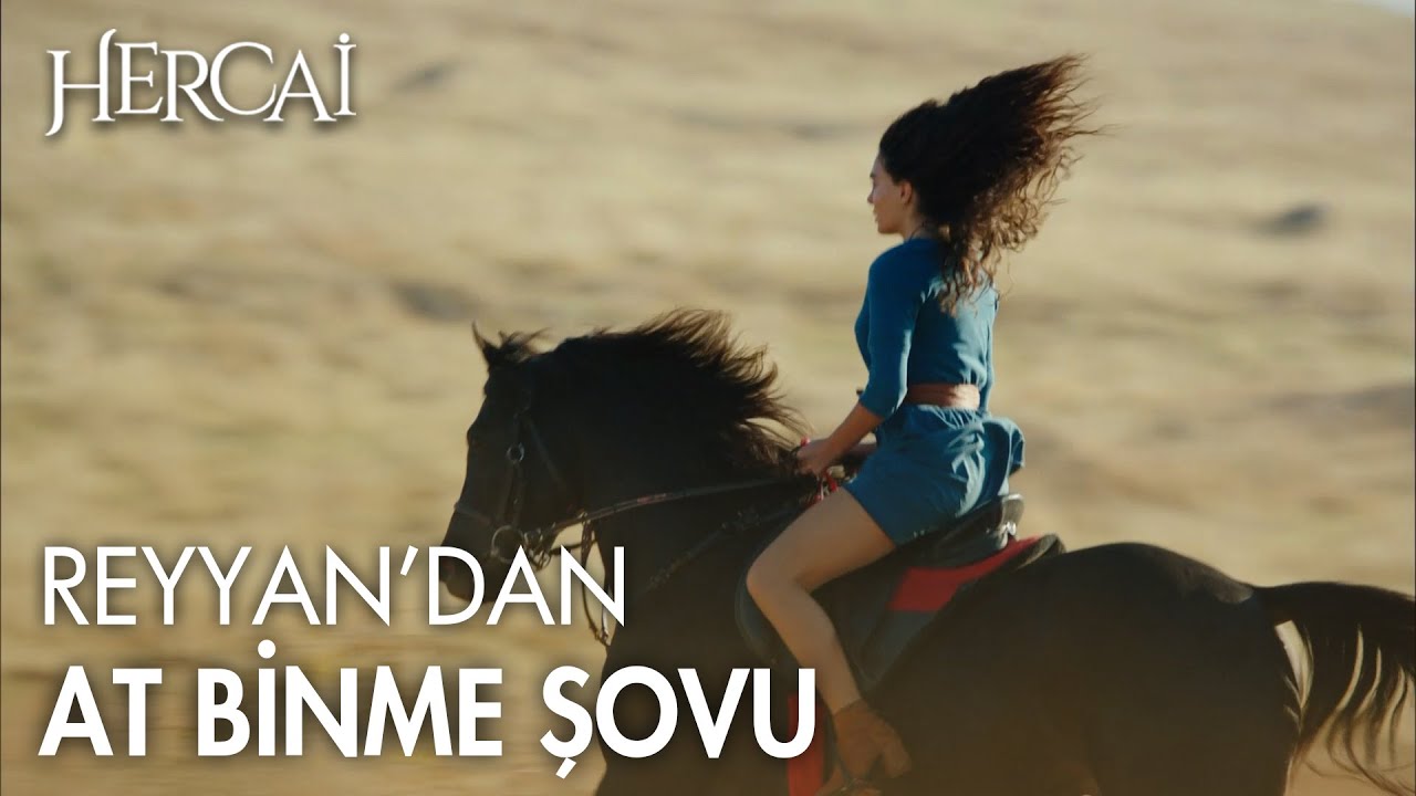 Reyyan ve Miran ata binip stres atıyor - Hercai Efsane Sahneler - YouTube