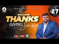 🔴LIVE | Thanks Giving Sunday Service | 27 DEC 2020 - 3rd SERVICE