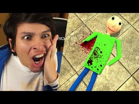 He Matado A Baldi El Profesor Creepy Baldi S Basic In - escapa del profesor malvado baldi en roblox youtube