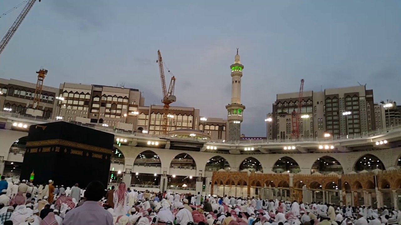 أذان المغرب من الحرم للمؤذن هاشم السقاف | الخميس 4_11_1438