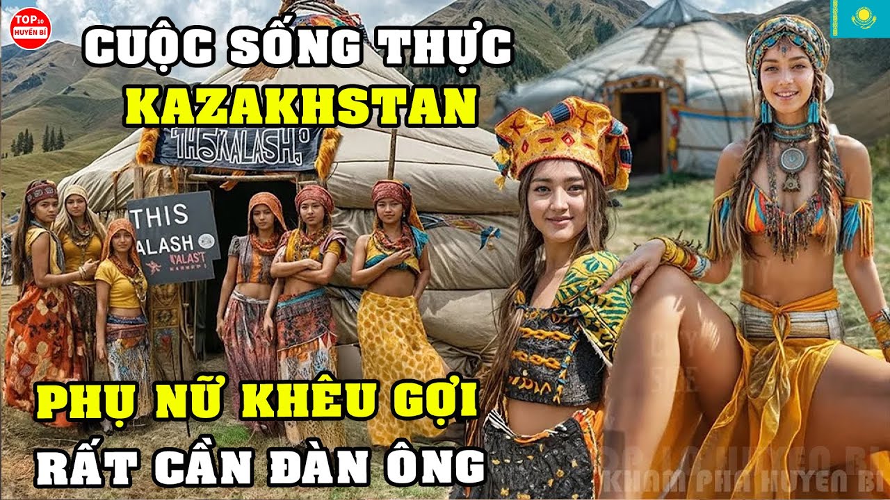 Đây Là Cuộc Sống Thực Ở KAZAKHSTAN Quốc Gia Đặc Biệt Nhất Nơi Có Những Cô Gái Du Mục Khêu Gợi....