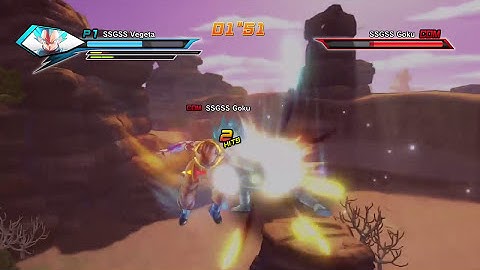 SSGSS Goku VS SSGSS Vegeta (Battles)