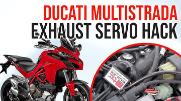 Ducati Multistrada Exhaust Servo Emulator - Vizi-tec.com Duc.ee Flapper Eliminator Mod Install