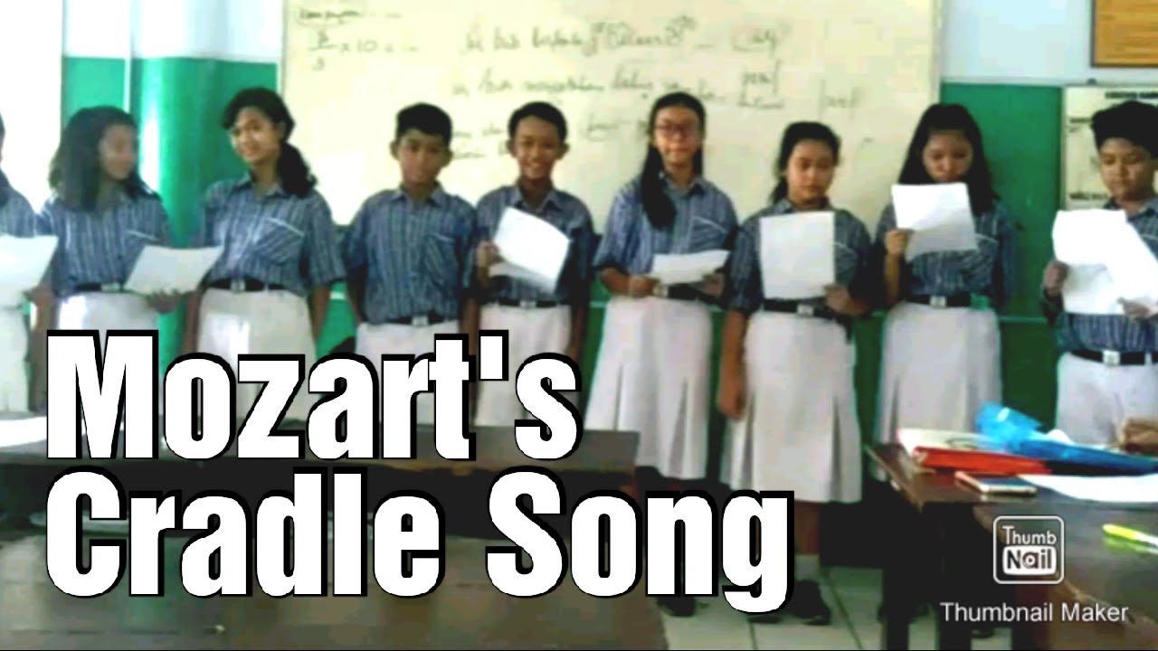 Mozart's Cradle Song (Wiegenlied) Pembelajaran Kelas Vokal Dua Suara