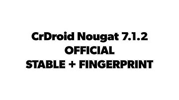 CrDroid Nougat 7.1.2 With Fingerprint [Coolpad Note 3 Lite](Review)
