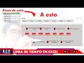 LÍNEA DE TIEMPO EN EXCEL