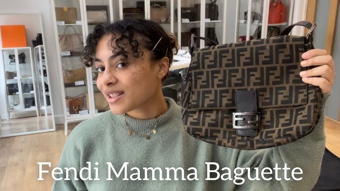 Vintage Fendi Zucca Mama Baguette | Bag Review! - Youtube