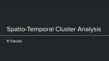 Spatio-Temporal Cluster Analysis