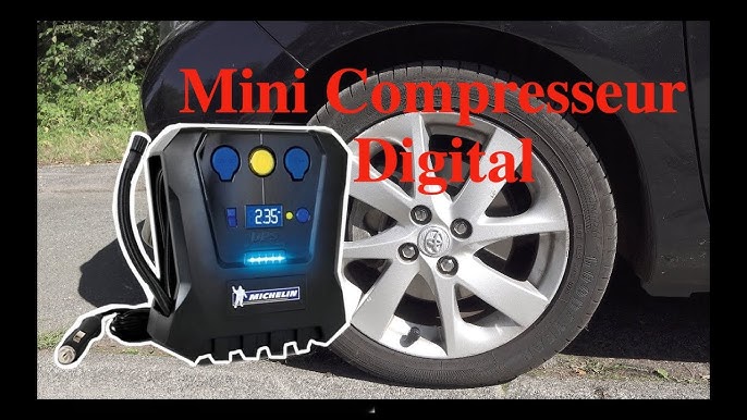 Mini Compresseur 12V à affichage digital + prise USB MICHELIN - Feu Vert