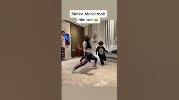 Thumbnail of Messi's son is learning from Sergio Ramos 😳 | #shorts
