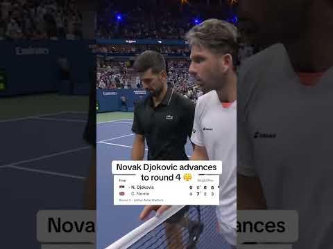 Djokovic wins in Round 3 #USOpen