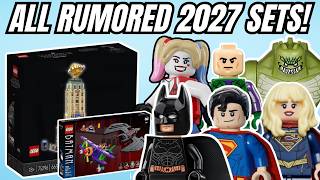 WE ARE SO BACK! ALL LEAKED LEGO DC 2027 Sets! (so far)