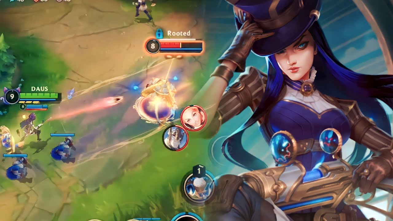 CAITLYN WILD RIFT SUPER INSANE DAMAGE 18 KILL! CAITLYN GAMEPLAY
