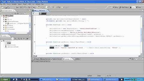 You first WebORB-enabled .Flex client