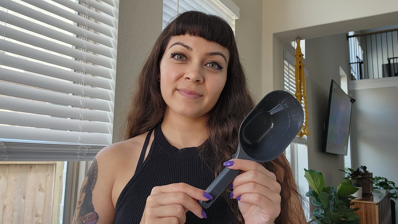 Keep it Accurate! Black & Blue Dog Food Scoop Set for Pet Meals, Coffee, and More!