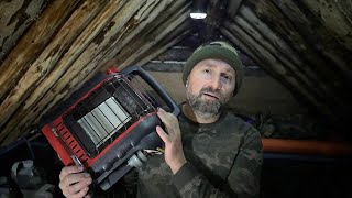Living in a Winter Survival Shelter - Buddy Heater &amp; Carbon Monoxide