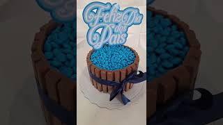 Bolo Decorado Kit Kat Dia Dos Pais