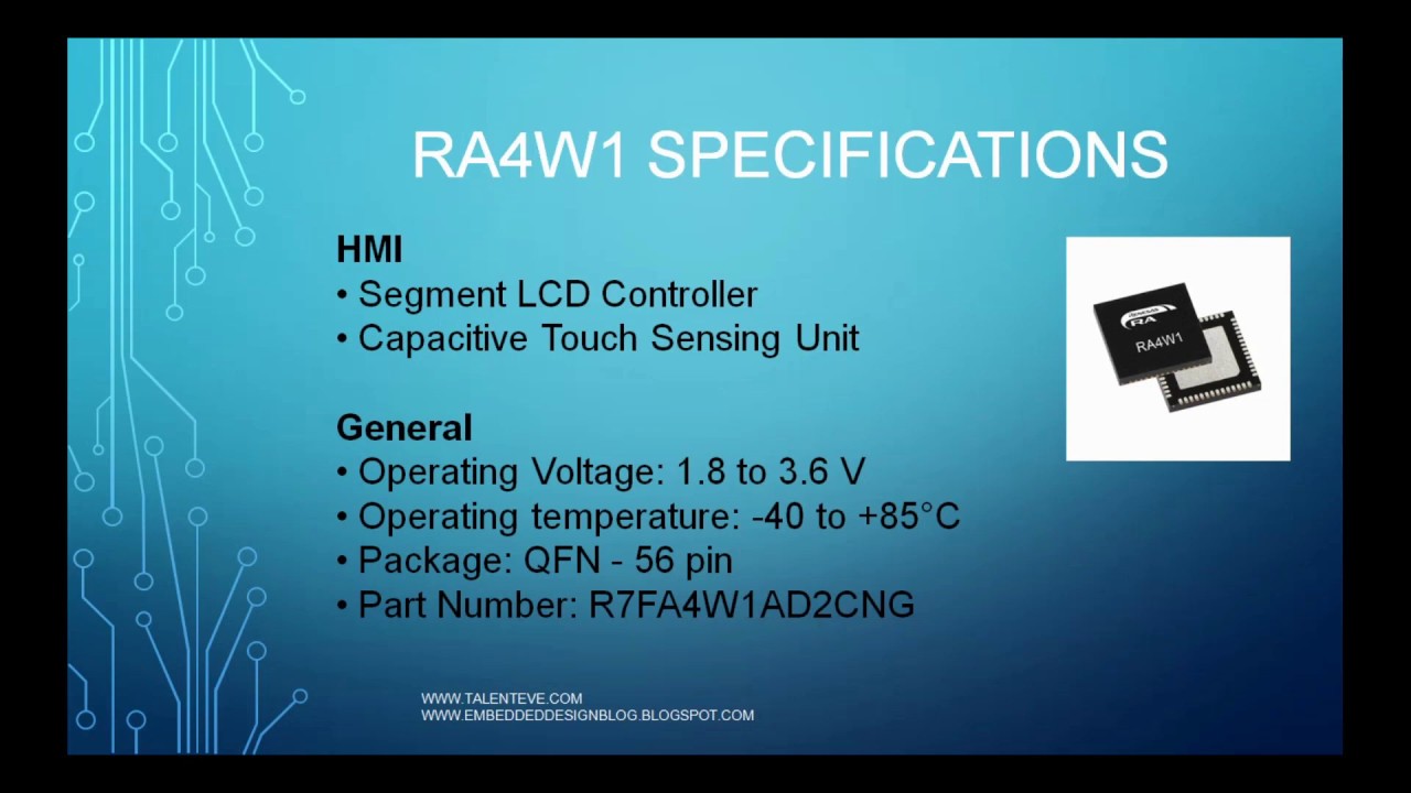 Renesas Microcontroller Tutorial | RA4W1 Microcontroller | Renesas RA Family | BLE Microcontroller
