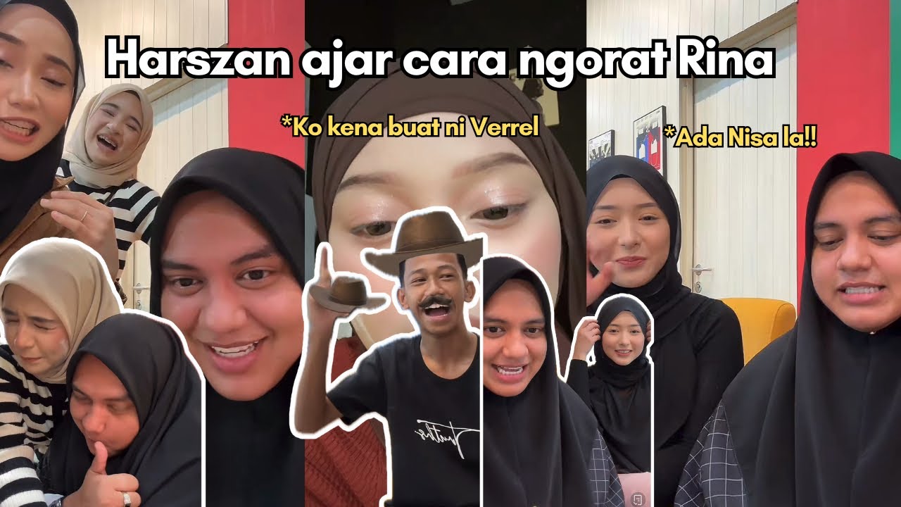 Harszan Ajar Budak Verrel cara try Rina⁉️ | Ada nisa dekat office ⁉️