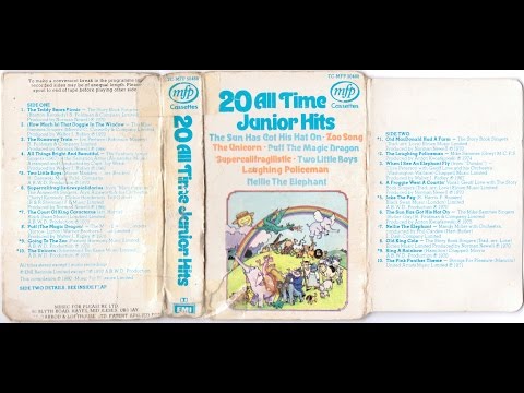 20 All Time Junior Hits Children S Songs 1970 Album LP Tape 