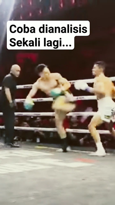 Detik-detik Tendangan Mematikan Randy Pangalila VS KkaJhe #randypangalila #kkajhe #boxing #muathai