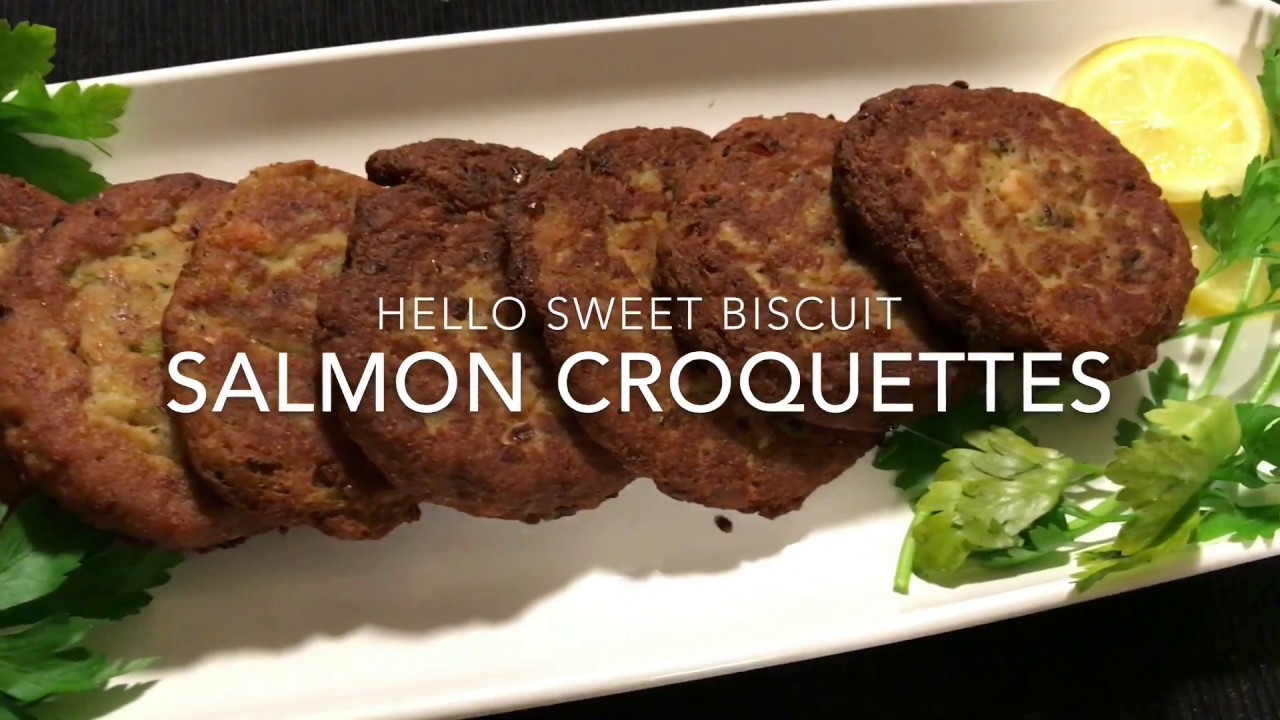 Salmon Croquettes Hello Sweet Biscuit YouTube