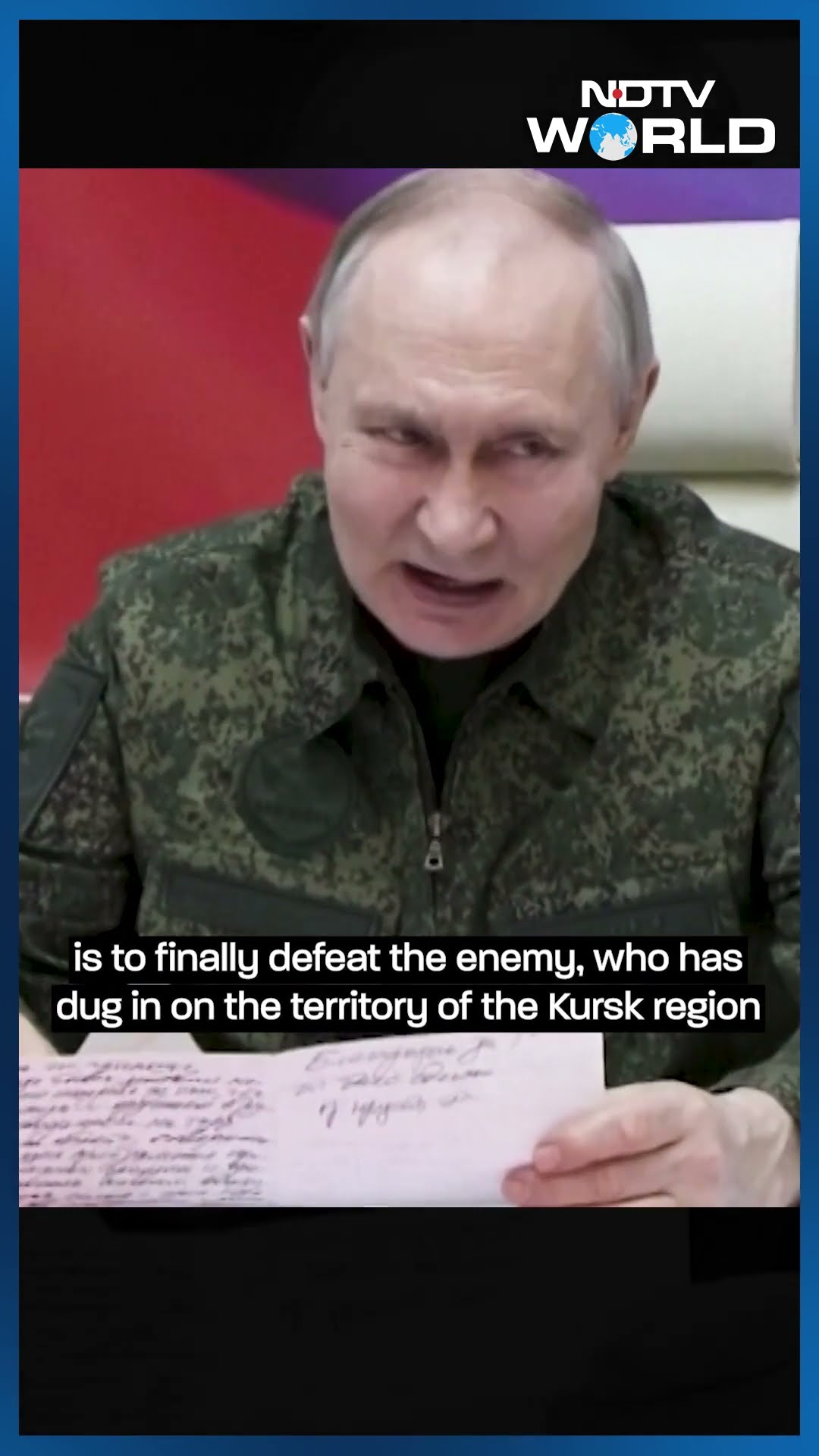 Putin In Kursk | Putin Visits Kursk For First Time Since Ukraine Attacked It, Calls For 'Liberation'