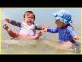 99% FAILS: Funniest Baby First Time On The Beach || 5-Minute Fails