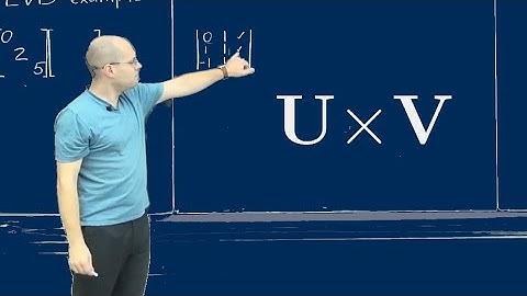 The connection between the cross product and the determinant