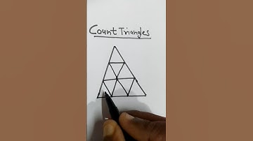 Count Triangle Trick|#reasoning #count triangle