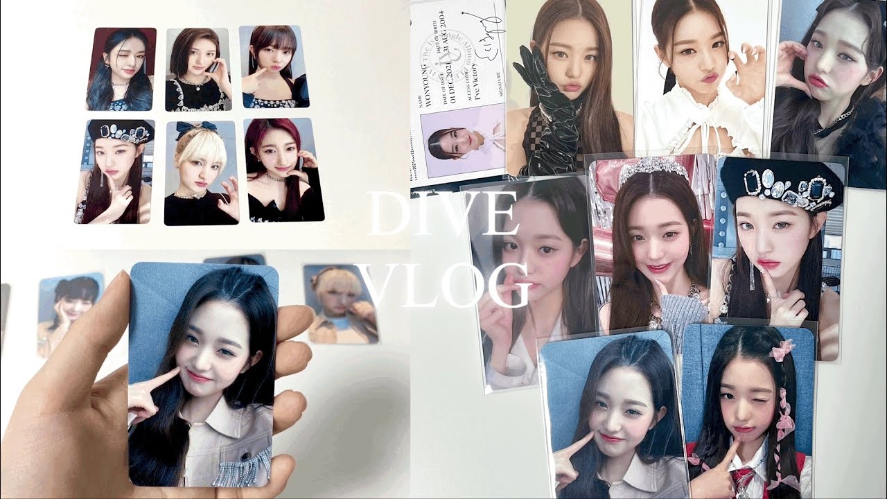 [다이브로그] 포카에 약 40만원을 쓴 준등기깡 | 반택깡 | 미공포 | 녕프 | 덕질로그 | 덕질 브이로그