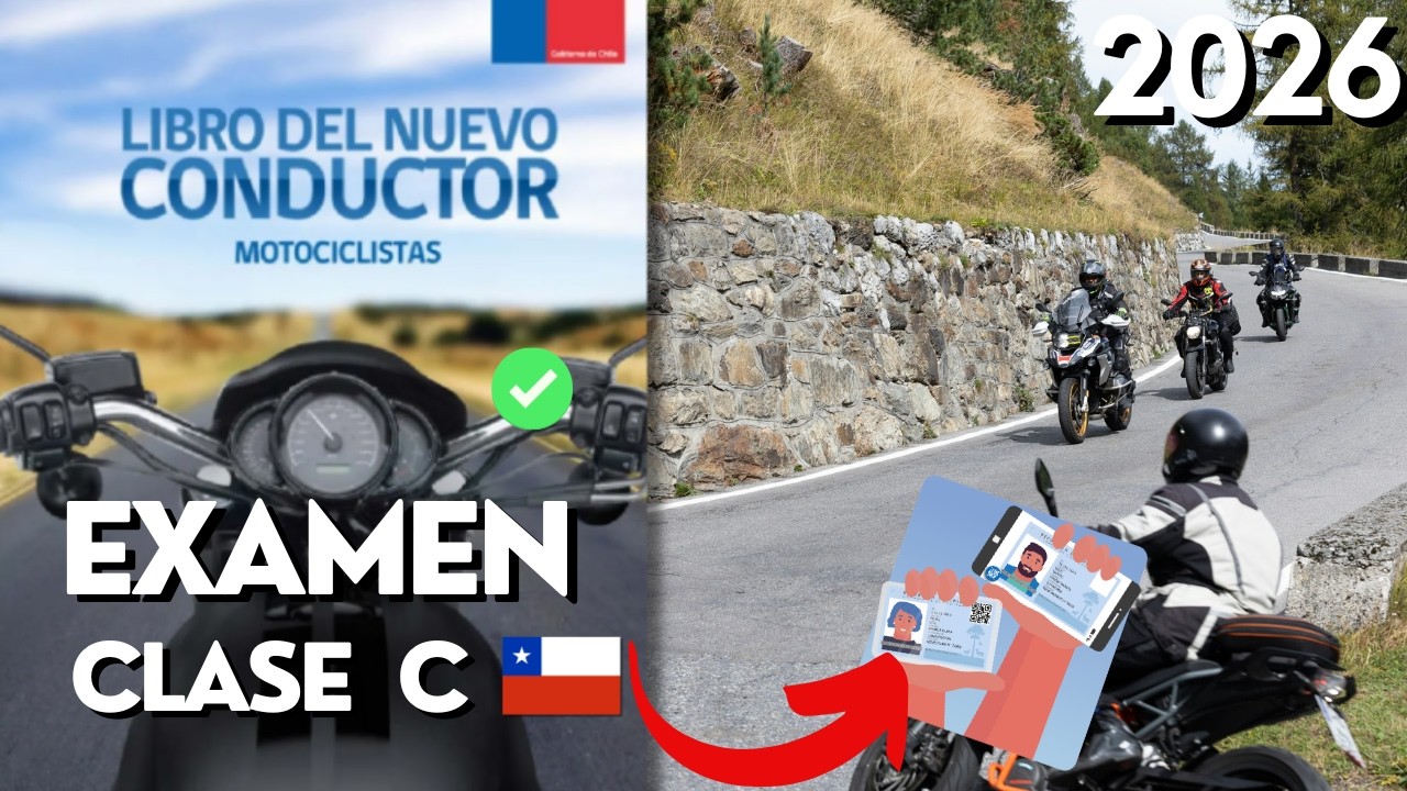 Prueba teórica clase c 2026 - Examen teórico de conducir chile 2026 - Prueba teórica clase c Chile.